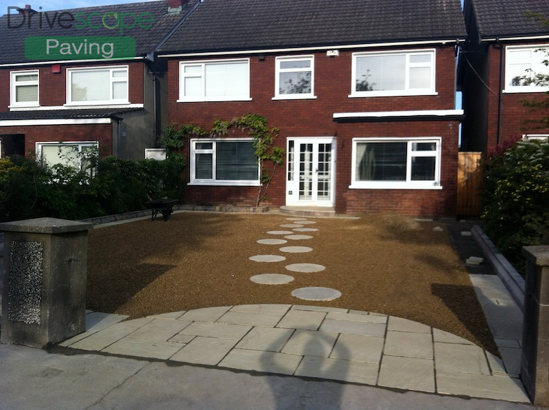 Gravel Driveway With Apron in Dublin