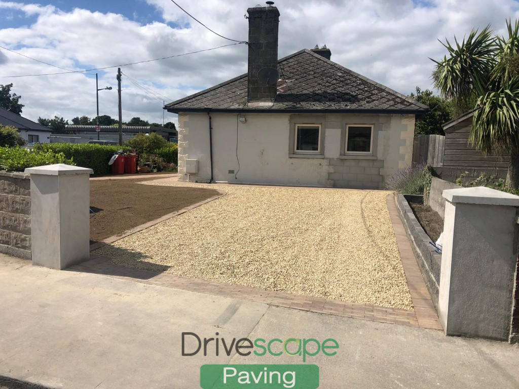 Gravel Driveway Repositioned in Killester, Dublin