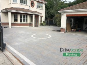 Block Paving Driveway with Circle Patterns in Lucan, Dublin