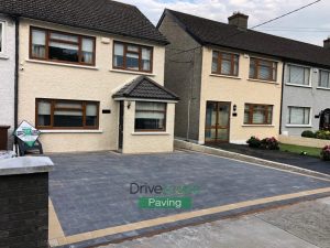 Charcoal and Buff Block Paving Driveway in Walkinstown, Dublin