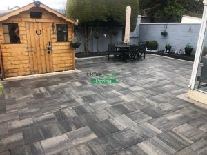 Paved Driveway and Slabbed Patio in Blanchardstown, Dublin