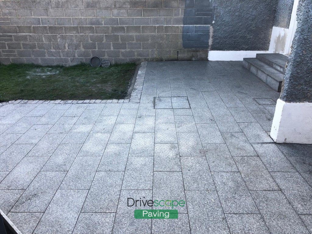 Silver Granite Slabbed Patio in Whitehall, Dublin