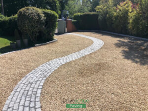 Gravel Driveway with Semi-Circle Steps in Malahide, Co. Dublin