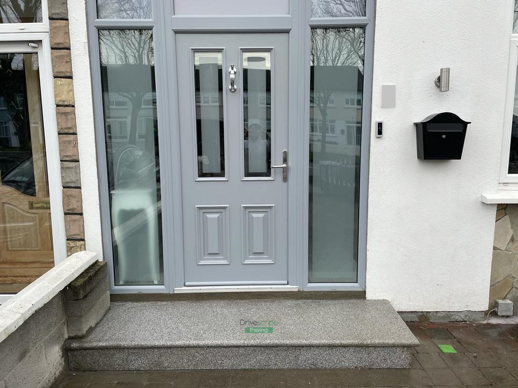 Bullnose Granite Step Installation in Coolock, Dublin