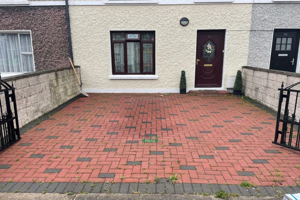 Driveway with Corrib Paving and Granite Borders in Inchicore, Dublin (1)
