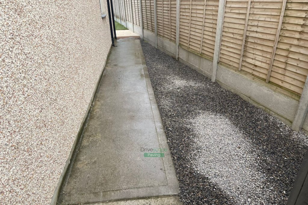 Patio with Buff Granite Slabs and Roll-On Turf in Hansfield Wood, Dublin (2)