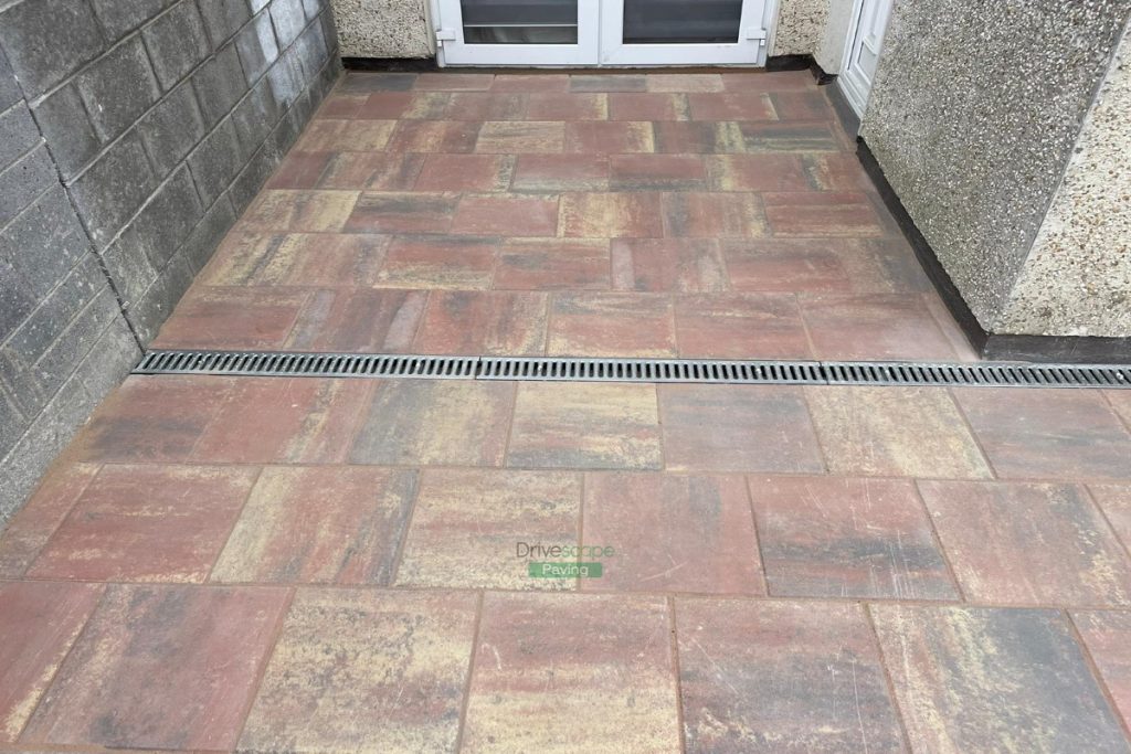 Patio with Classic Rustic Slabs in Lucan, Dublin (4)