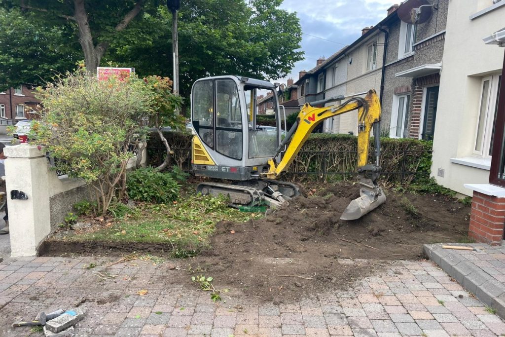 Asphalt Driveway with New Picket Fence in Whitehall, Dublin (2)