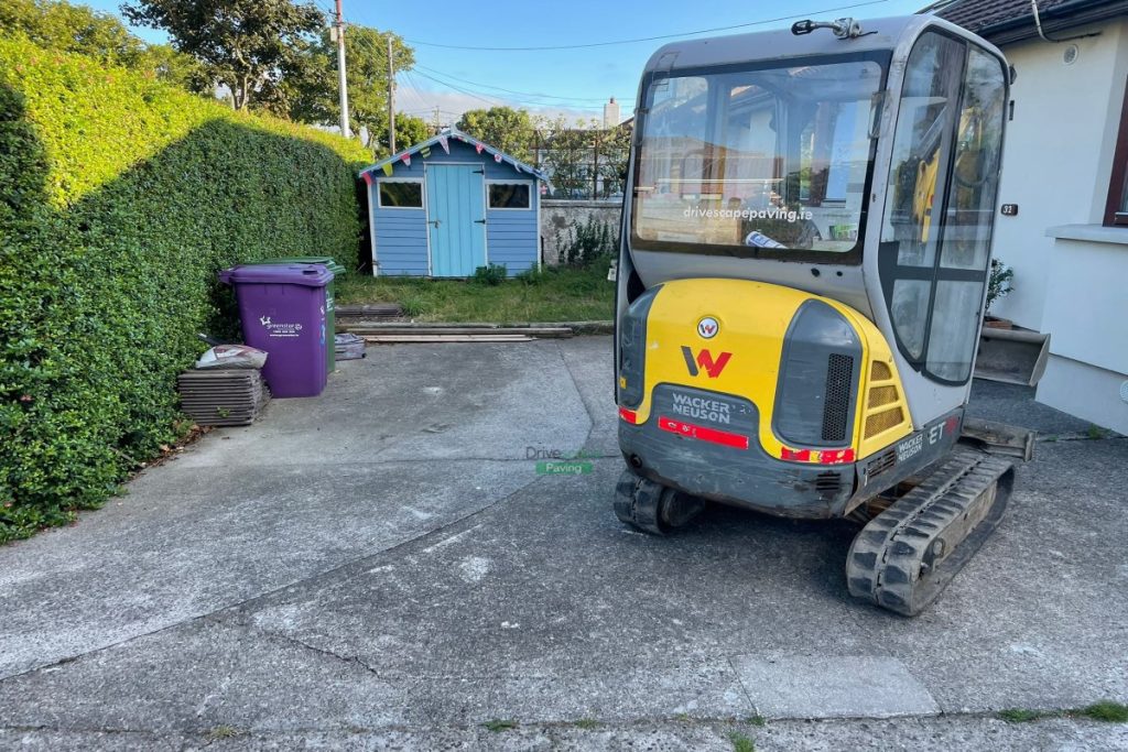 Gravelled Driveway with Granite Doorstep in Baldoyle, Dublin (2)