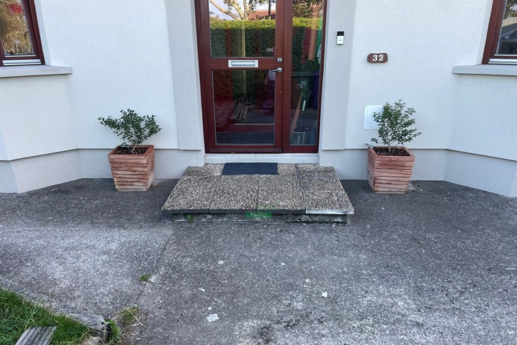 Gravelled Driveway with Granite Doorstep in Baldoyle, Dublin (3)
