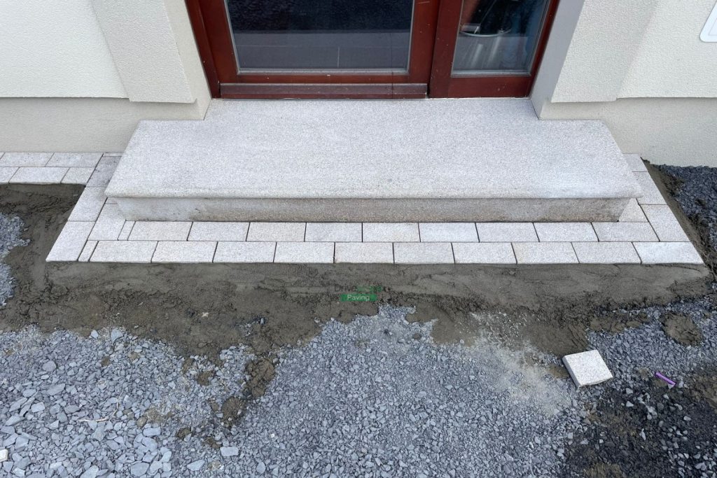 Gravelled Driveway with Granite Doorstep in Baldoyle, Dublin (4)