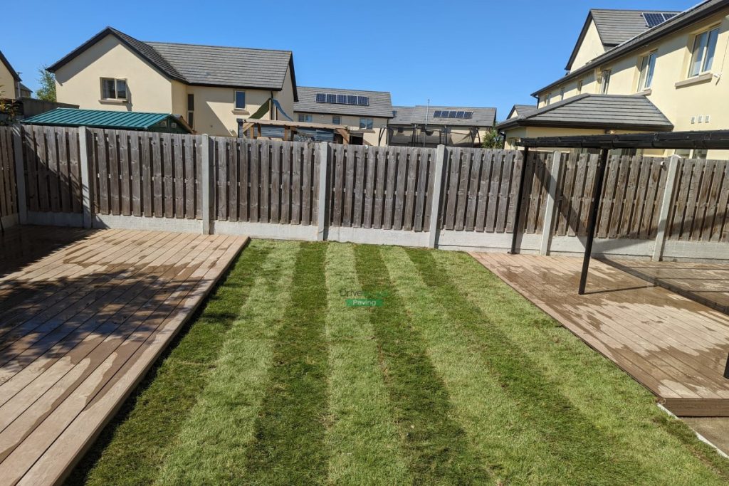 Patio with Composite Decking and Roll-On Turf in Hansfield Wood, Dublin (7)