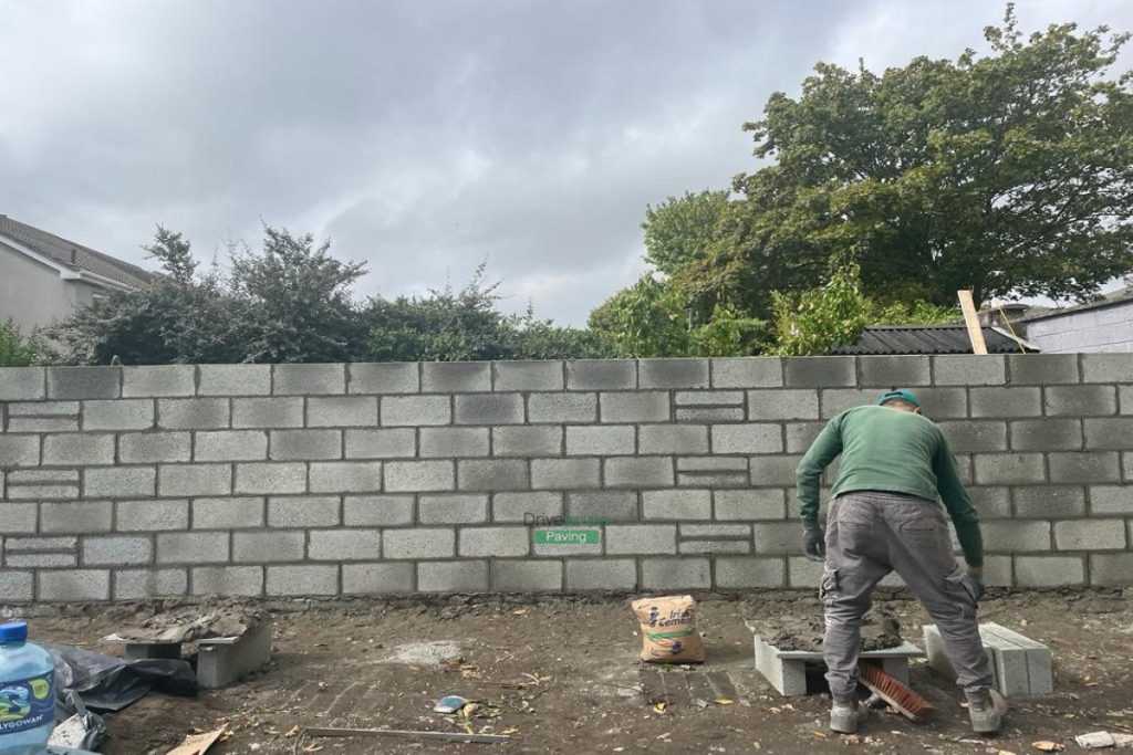 New Boundary Wall with Support Pillars in Balbriggan, Co. Dublin (6)