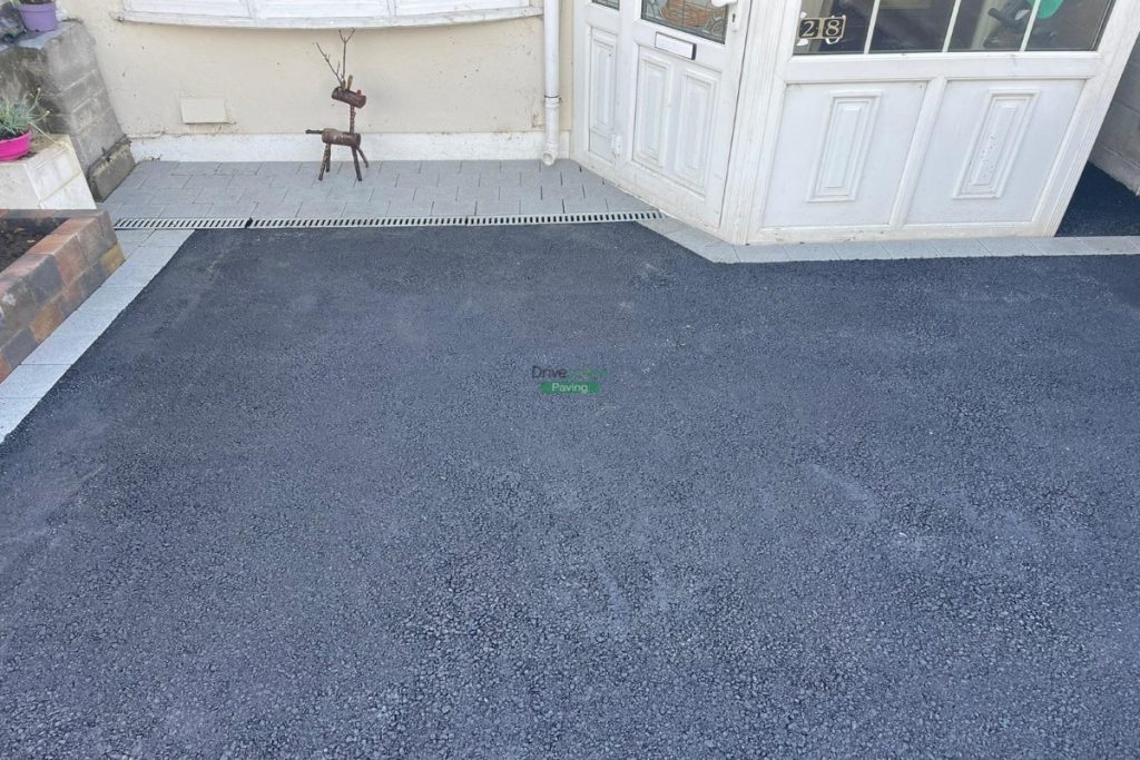 Asphalt Driveway with Silver Granite Borderline and Kerbstones in Baldoyle, Co. Dublin (3)
