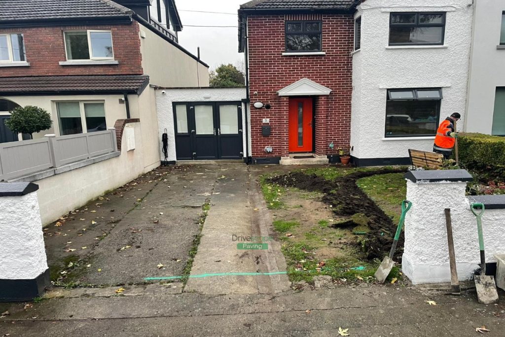 Asphalt Driveway with Silver Granite Border in Clontarf, Dublin (1)