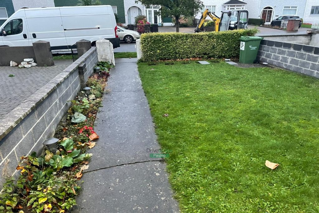 Gravelled Driveway with Silver Granite Slabs in Ashtown, Dublin (2)