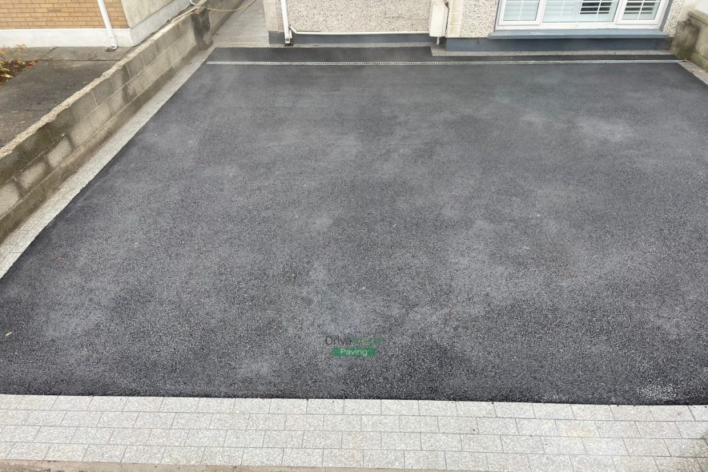 Asphalt Driveway with Granite Pathway, Apron and Border in Hartstown, Dublin (7)