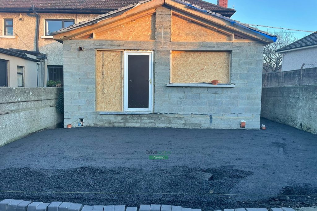 Raised Patio with Rustic Mellifont Paving in Cabra, Dublin (2)
