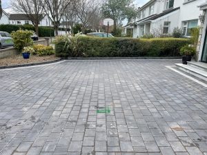 Driveway with Charcoal Corrib Paving and Granite Border in Castleknock, Dublin (8)