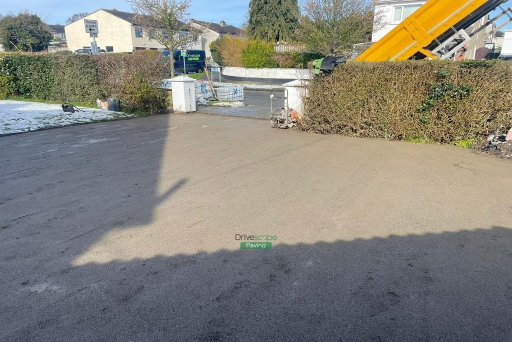Driveway with Corrib Paving, New Fencing and Granite Borders and Step in Santry, Dublin (4)