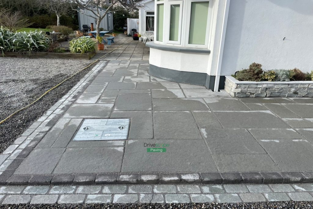 Gravelled Driveway with Asphalt Apron and Cladded Flower Beds in Skerries, Co. Dublin (5)