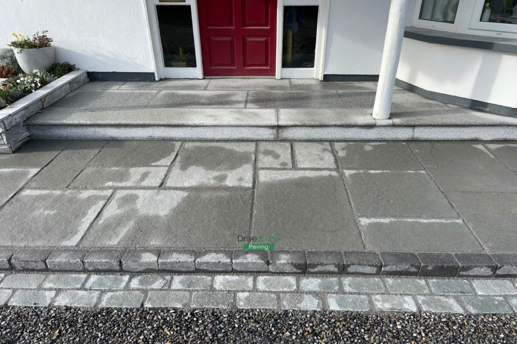 Gravelled Driveway with Asphalt Apron and Cladded Flower Beds in Skerries, Co. Dublin (7)