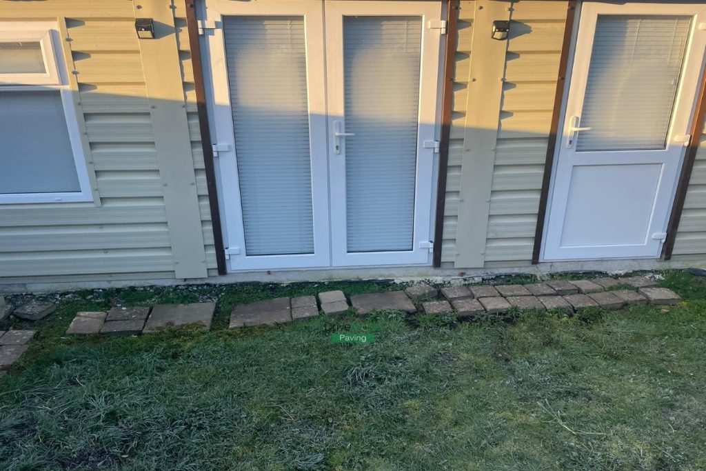 Porcelain Tiled Patio with Granite Borderlines and Gravel in Celbridge, Co. Kildare (2)