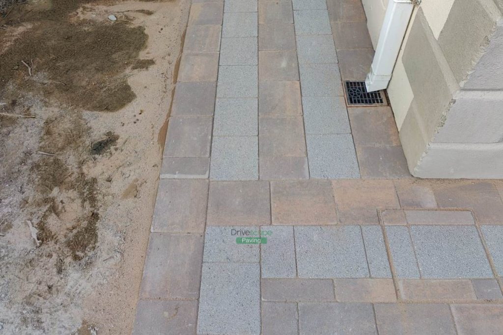 Driveway with Curragh Gold Corrib Paving and Black Granite Border in Newcastle, Co. Wicklow (2)
