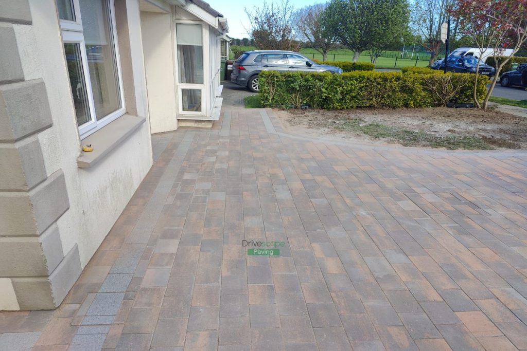 Driveway with Curragh Gold Corrib Paving and Black Granite Border in Newcastle, Co. Wicklow (6)