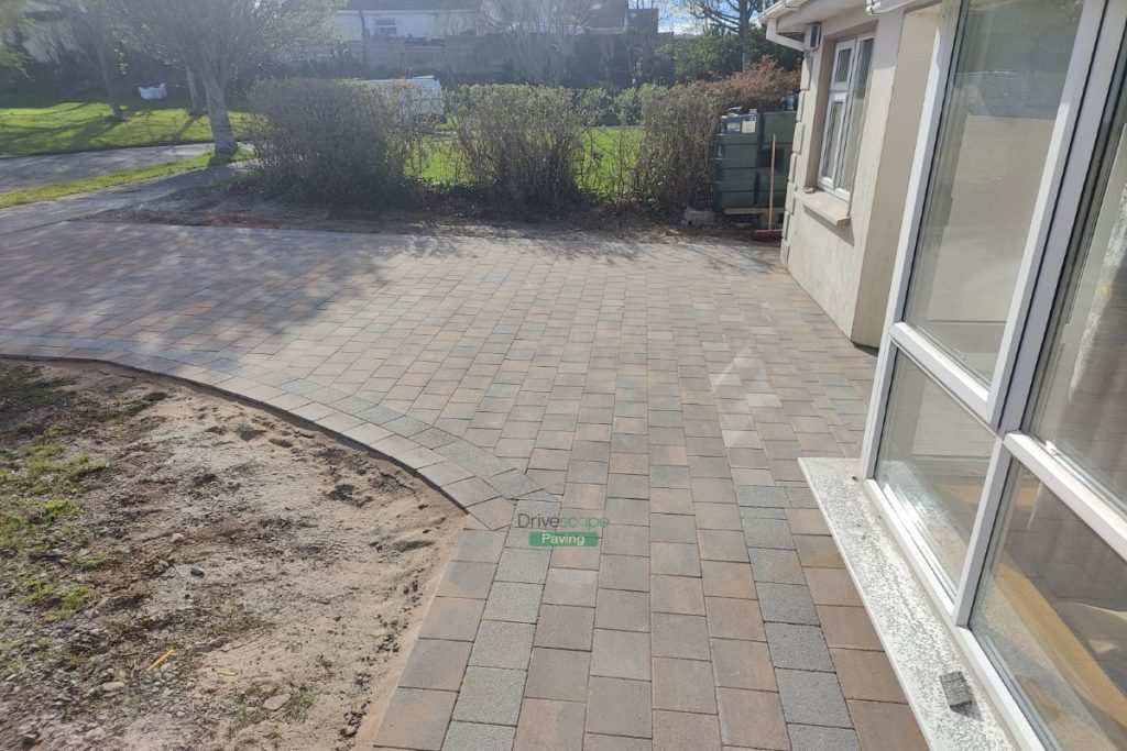 Driveway with Curragh Gold Corrib Paving and Black Granite Border in Newcastle, Co. Wicklow (7)