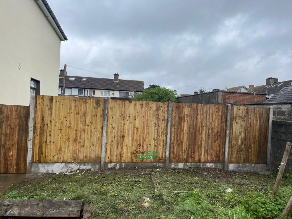 Fencing with Concrete Posts and Base in Clontarf, Dublin
