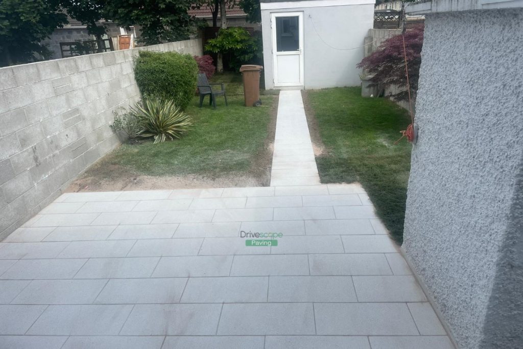 Asphalt Driveway with Newgrange Slabbed Patio in Ballyfermot, Dublin (3)
