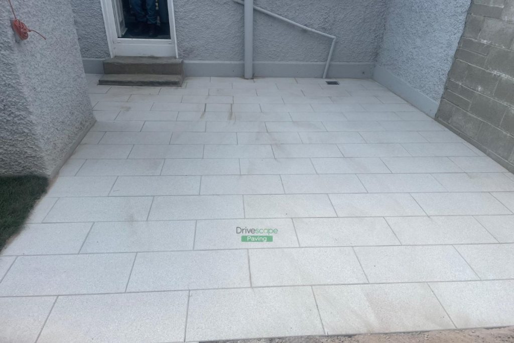 Asphalt Driveway with Newgrange Slabbed Patio in Ballyfermot, Dublin (5)
