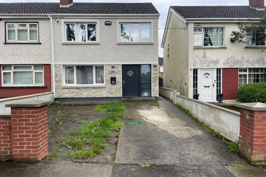 Asphalt Driveway with Corrib Borders and Granite Step in Blanchardstown, Dublin (1)