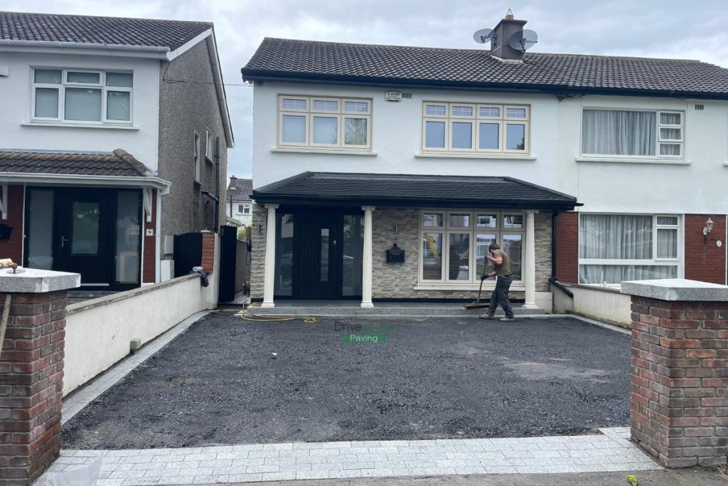 Asphalt Driveway with Granite Apron in Templeogue, Dublin (2)