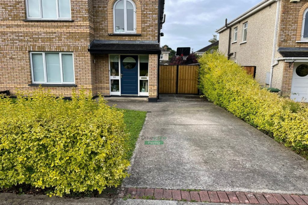 Asphalt Driveway with Silver Granite Borderline and Step in Clonsilla, Dublin (2)