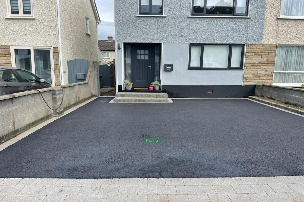 Asphalt Driveway with Steps and Porcelain Tiled Patio in Templeogue, Dublin (4)
