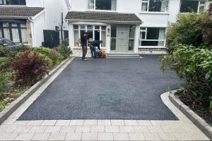 Asphalt Driveway with Mellifont Kerbing and Double Step in Castleknock, Dublin (3)