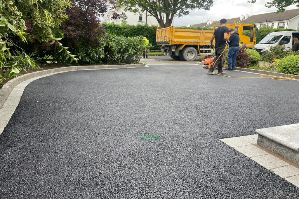 Asphalt Driveway with Mellifont Kerbing and Double Step in Castleknock, Dublin (5)