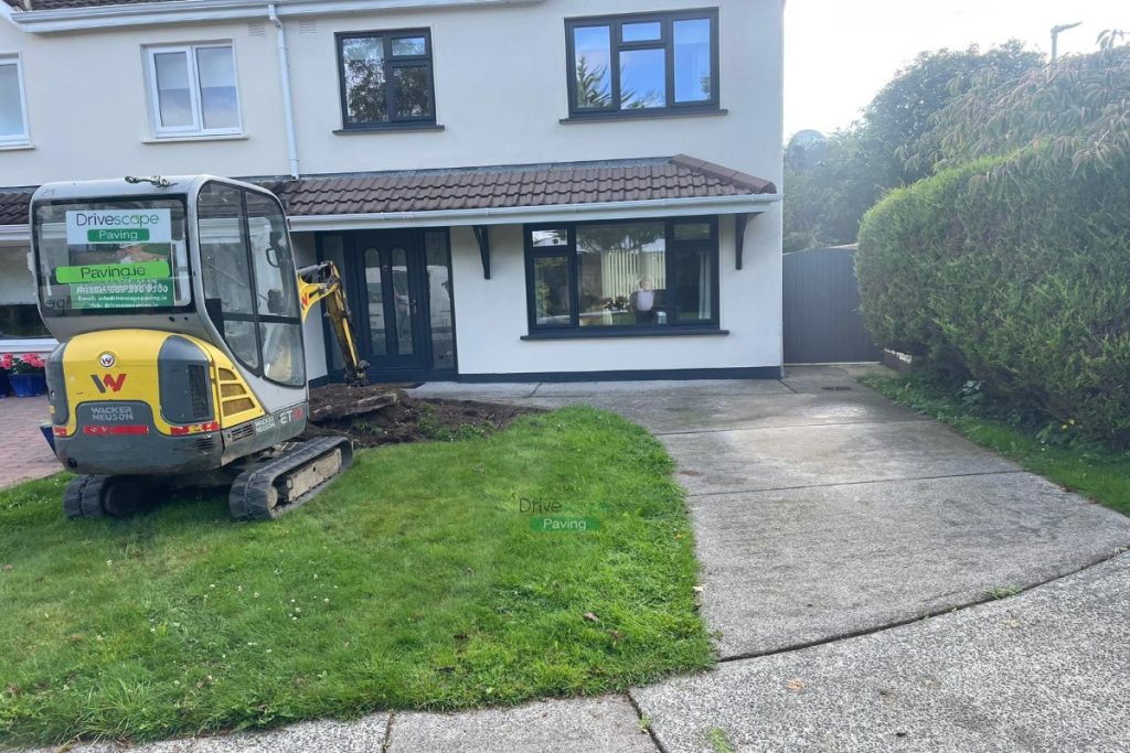Driveway with Corrib Paving and Granite Borders in Newcastle, Co. Wicklow (1)