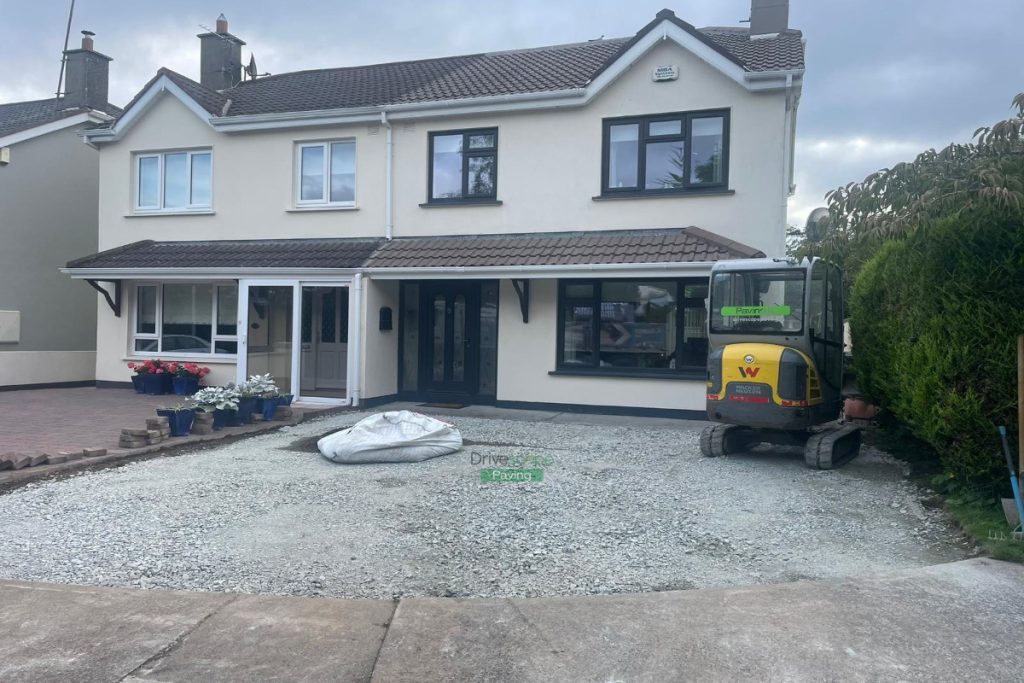 Driveway with Corrib Paving and Granite Borders in Newcastle, Co. Wicklow (2)
