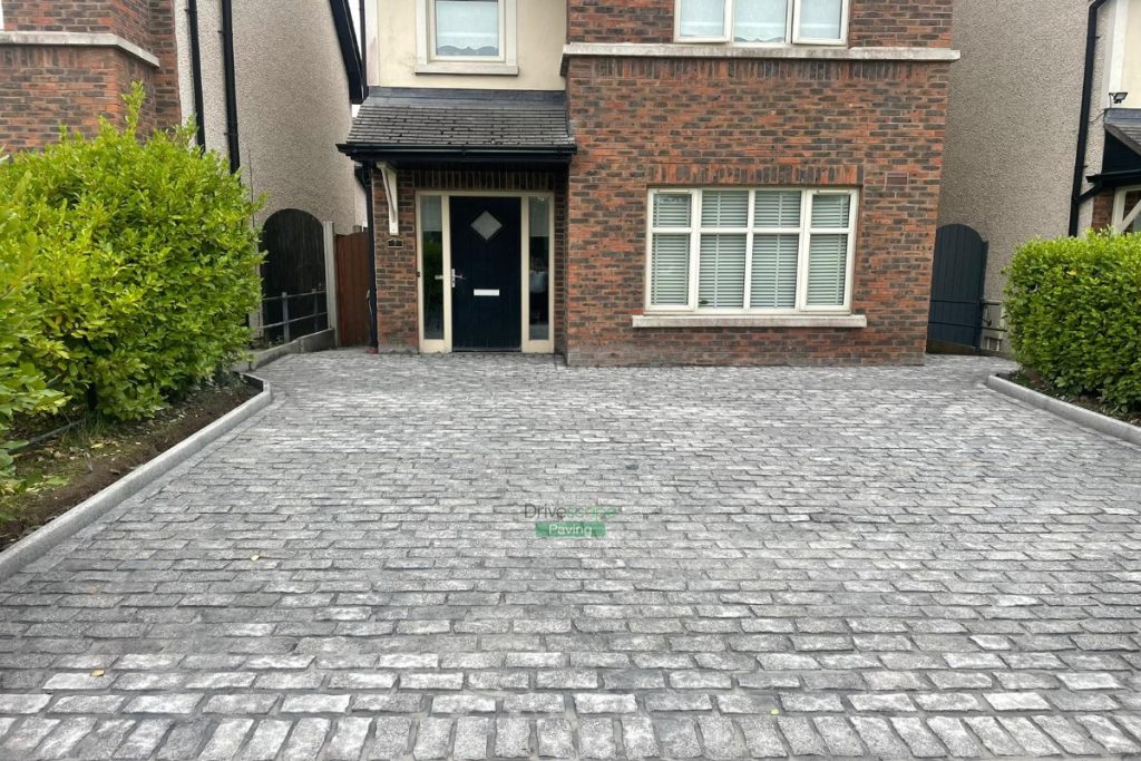 Driveway with Granite Cobbles and Kerbstones in Drogheda, Co. Louth