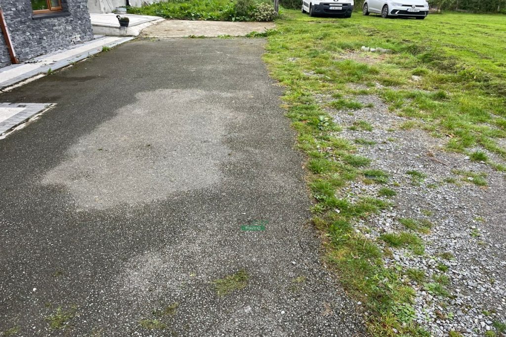 Asphalt Driveway with Charcoal Kerbing and Silver Granite Slabs in Oldtown, Co. Meath (3)