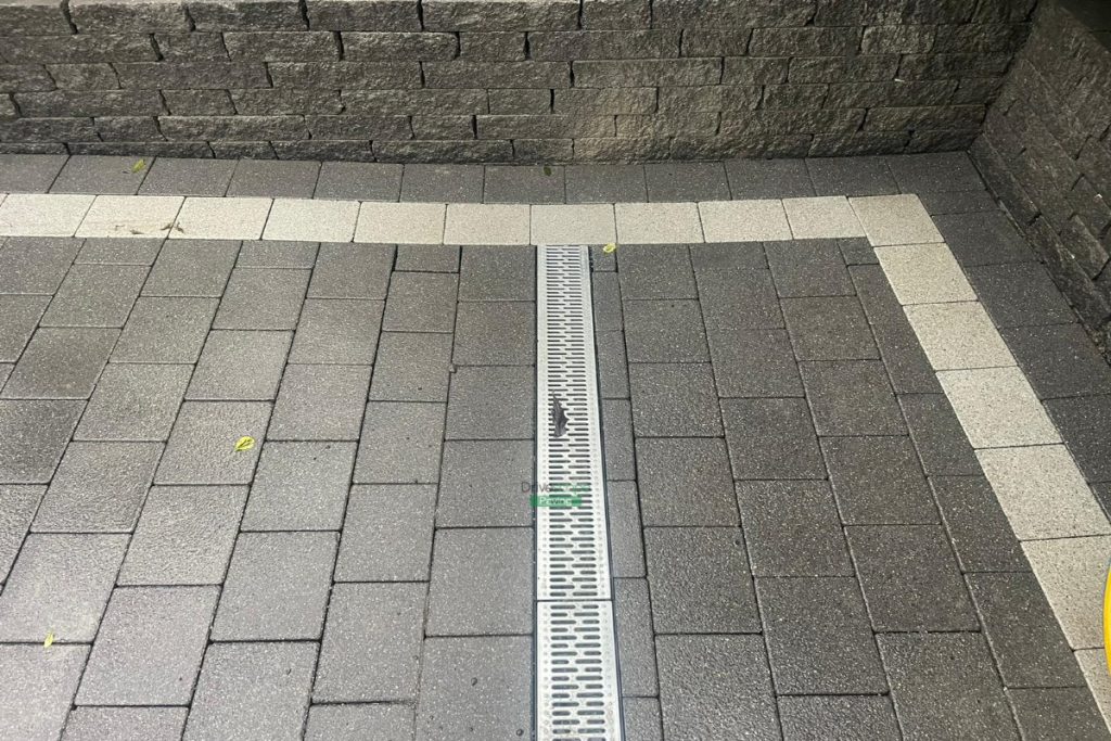 Driveway with Corrib Paving, Granite Borders and Step in Kilpedder, Co. Wicklow (10)