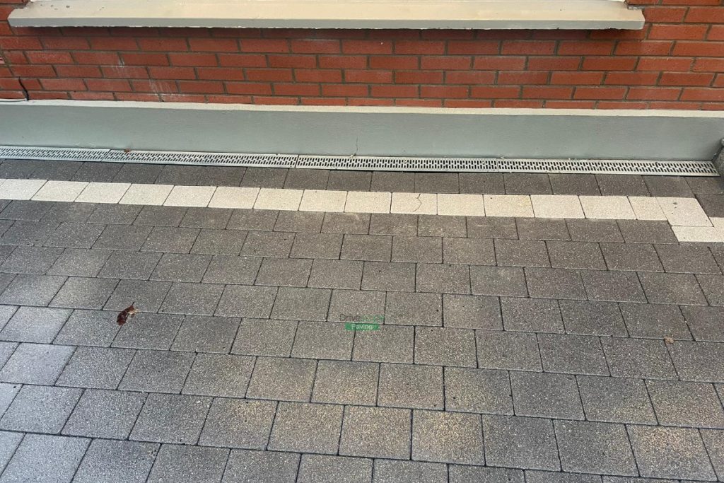 Driveway with Corrib Paving, Granite Borders and Step in Kilpedder, Co. Wicklow (9)