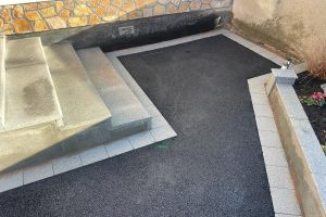 Asphalt Driveway with Silver granite Borders in Whitehall, Dublin (4)