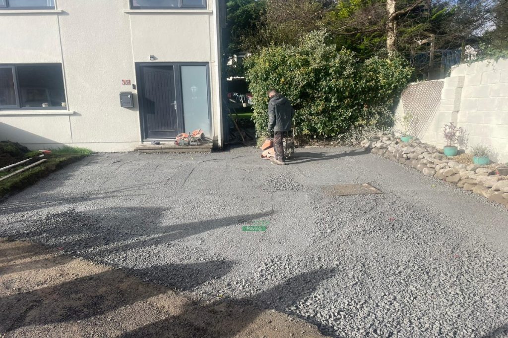SMA Driveway with Silver Corrib Granite Border and Lismore Kerbs in Roundwood, Co. Wicklow (1)