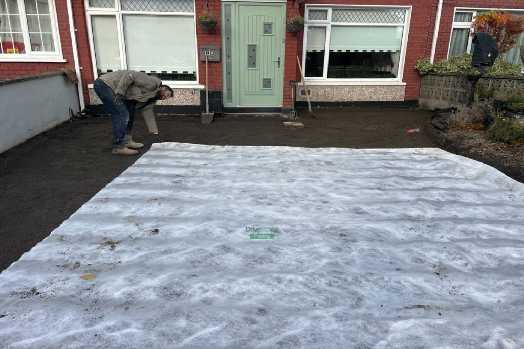 Asphalt Driveway with Silver Granite Corrib Borderline and Kerbing in Whitehall, Dublin (4)