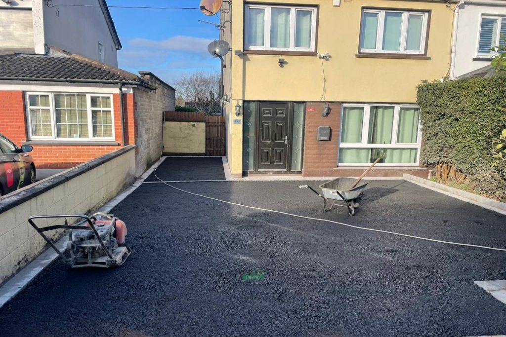 Asphalt Driveway with Corrib Border and Drains in Blanchardstown, Dublin (3)