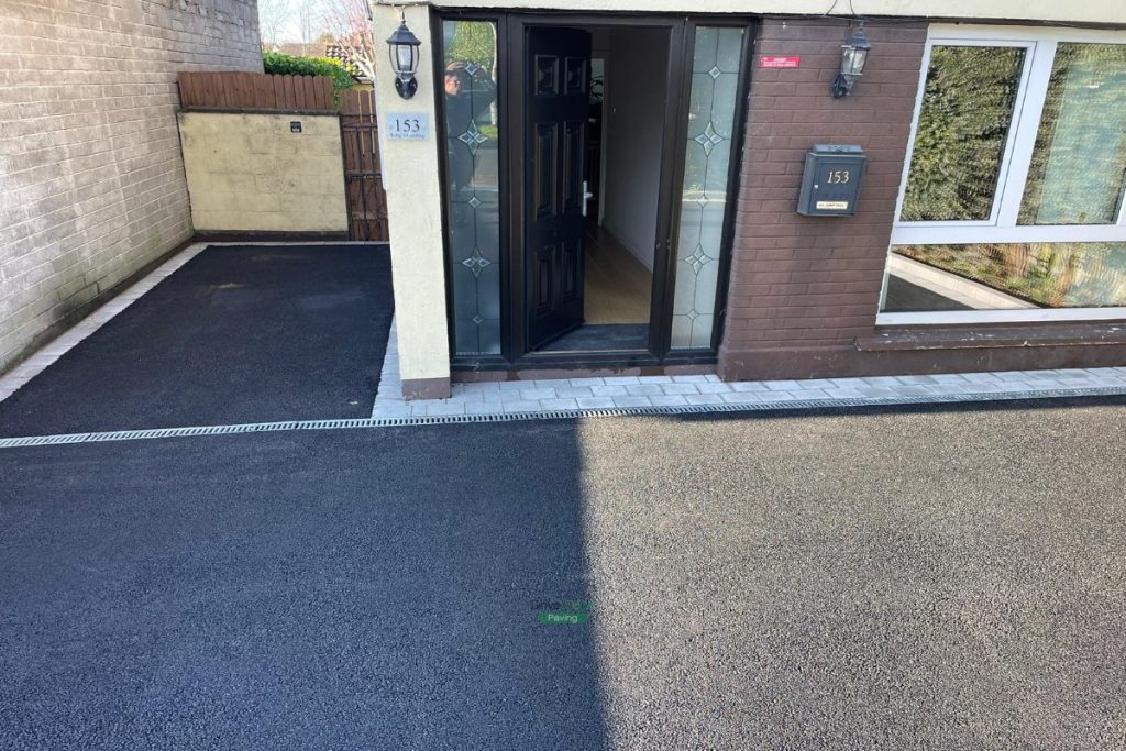 Asphalt Driveway with Corrib Border and Drains in Blanchardstown, Dublin (8)